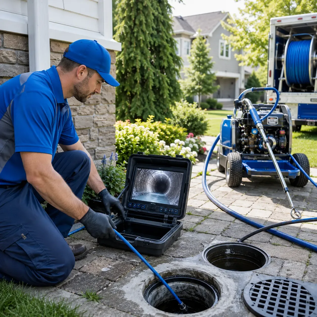Outdoor drain cleaning professionals serving Alto, MI